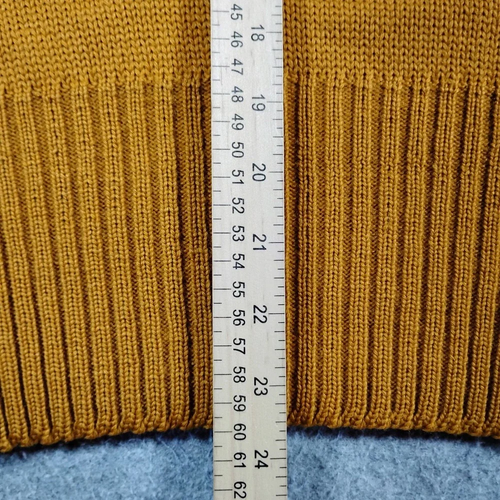 O'Shea‎ Knitting Mills Vintage 40s Varsity Letterman Sweater Mens 38 Gold Wool